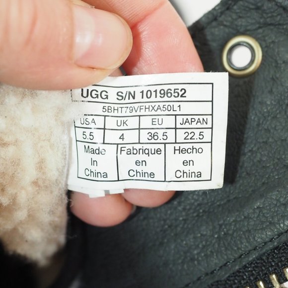 UGG Black Combat Boots - Picture 10 of 10